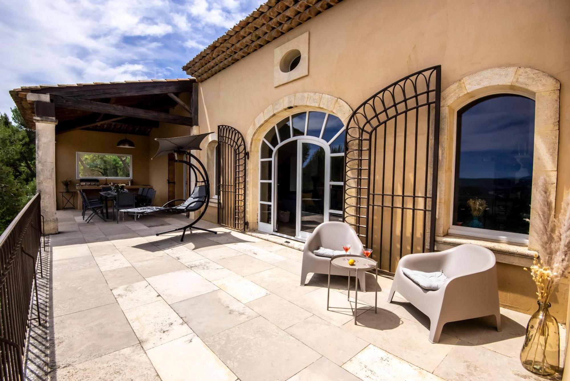 Villa Lumineuse Avec Piscine Clim 1Ere Etage Vue Panoramique 10Min Aix-En-Provence Le Tholonet Ngoại thất bức ảnh